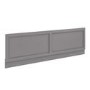 1700mm Wooden Matt Grey Bath Front Panel - Baxenden