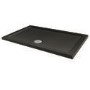 Slim Line Black Sparkle 1200 x 700 Rectangular Shower Tray
