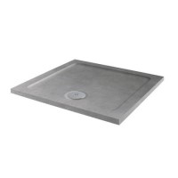 Slim Line Grey Sparkle 800 x 800 Square Shower Tray
