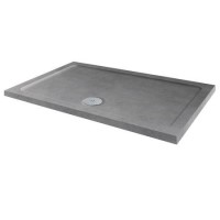 Slim Line Grey Sparkle 1500 x 800 Rectangular Shower Tray