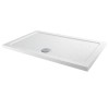 Slim Line White Sparkle 900 x 800 Rectangular Shower Tray