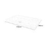 Slim Line White Sparkle 1100 x 900 Rectangular Shower Tray