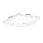 Slim Line White Sparkle 800 x 800 Quadrant Shower Tray