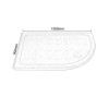 Slim Line White Sparkle 1000 x 900 Right Hand Offset Quadrant Shower Tray