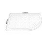 Slim Line White Sparkle 1200 x 800 Right Hand Offset Quadrant Shower Tray