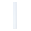 White Vertical Single Panel Radiator 1600 x 240mm - Margo