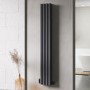 Anthracite Vertical Double Panel Radiator 1600 x 240mm - Margo