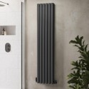 BeBa_25361 Anthracite Vertical Double Panel Radiator 1600 x 360mm - Margo