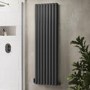 Anthracite Vertical Double Panel Radiator 1600 x 480mm - Margo