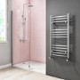Gobi Chrome Heated Towel Rail - 1000 x 450mm