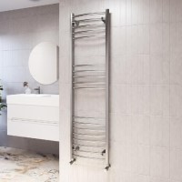 Chrome Heated Towel Rail Radiator 1600 x 450mm - Gobi Chrome Heated Towel Rail Radiator 1600 x 450mm - Gobi