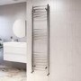 Chrome Heated Towel Rail Radiator 1600 x 450mm - Gobi