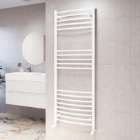 White Heated Towel Rail Radiator 1600 x 600mm - Gobi