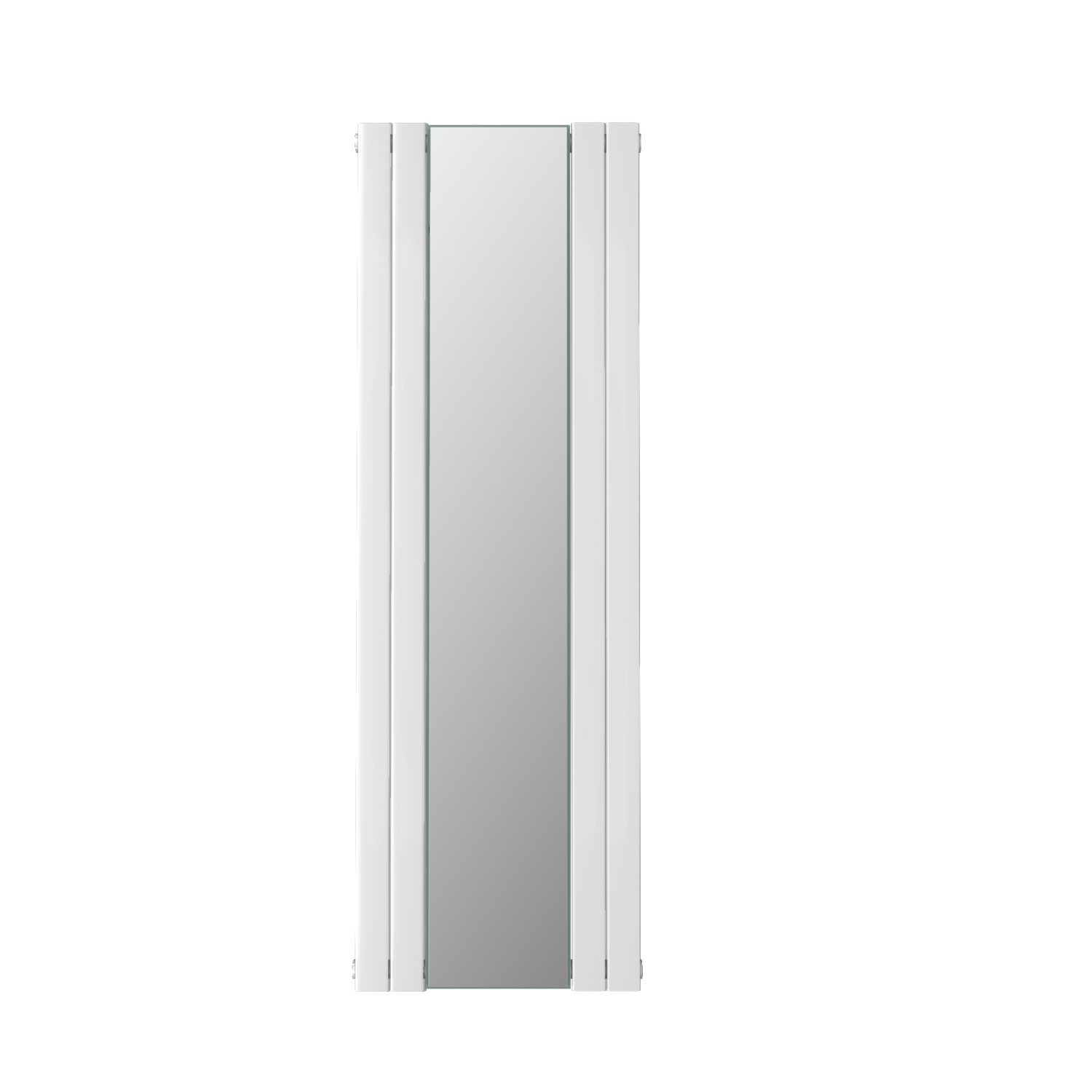1800mm x 600mm Single Panel Vertical Radiator with Mirror - Furniture123