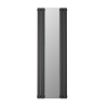 Anthracite Vertical Single Panel Radiator with Mirror 1800 x 600mm - Tanami