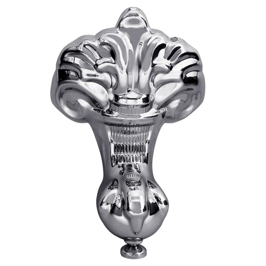 Set of 4 Chrome Ball & Claw Feet for Roll Top Baths - Park Royal