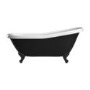 Set of 4 Matt Black Ball & Claw Feet for Roll Top Baths - Park Royal