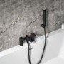 Black Bath Shower Mixer Tap - Zana