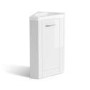 400mm White Cloakroom Corner Vanity Unit with Basin - Apollo