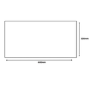 Grey Linen Effect Wall Tile 300 x 600mm - Modello