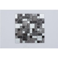 Grey Multi Mosaic Wall Tile 300 x 300mm - Brooklyn Grey Multi Mosaic Wall Tile 300 x 300mm - Brooklyn