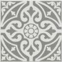 Grey Patterned Floor Tile 330 x 330mm - Mayfair