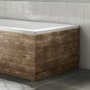 700mm Wood Effect L Shape Bath End Panel - Ashford