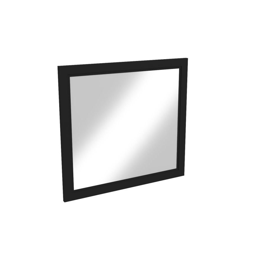 Rectangular Black Bathroom Mirror 750 x 700mm - Camden