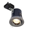 Black Adjustable IP20 Fire Rated Downlight - Pack of 6