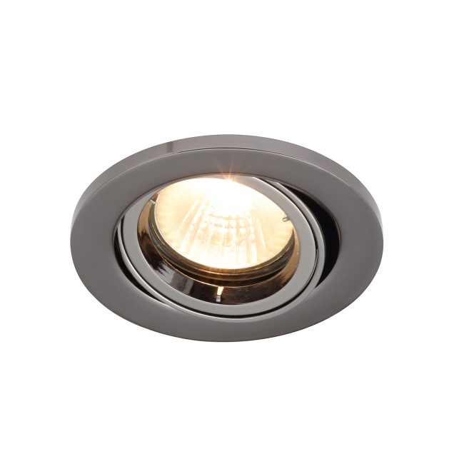 Black Adjustable IP20 Fire Rated Downlight - Pack of 6