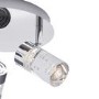 Chrome 3 Light LED Spotlight Plate