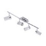 Chrome Bathroom 4 LED Spotlight Bar