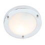 Chrome Flush LED Bathroom Ceiling Light