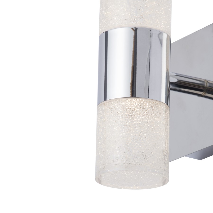 Chrome 8 Light LED Spotlight Plate - Oslo