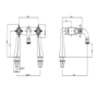 Brass Bath Mixer Tap - Camden