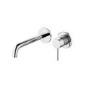 Wall Mounted Chrome Basin Mixer Tap - Empire