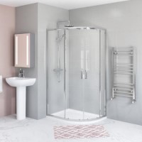 900 x 760mm Offset Quadrant Shower Enclosure - Juno