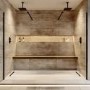 1000mm Black Shower Screen for Wet Room & Walk In Shower – Corvus