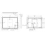 LED Bathroom Mirror with Bluetooth & Shaver Socket 700 x 500mm - Divine