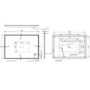 Rectangular LED Bathroom Mirror with Bluetooth & Shaver Socket 1000 x 700mm - Divine