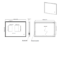 Rectangular LED Bathroom Mirror with Bluetooth & Shaver Socket 1200 x 800mm - Divine