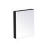 Chrome Mirrored Wall Bathroom Cabinet with Lights and Shaver Socket 500 x 700mm - Mizar