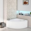 1350mm Acrylic Corner Bath Front Panel - Aubin