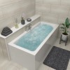 Double Ended Whirlpool Spa Bath with 14 Whirlpool &amp; 12 Airspa Jets 1800 x 800mm - Chiltern