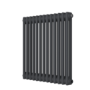 Anthracite Horizontal 2 Column Traditional Radiator 600 x 605mm - Nambi