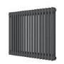 Anthracite Horizontal 2 Column Traditional Radiator 600 x 830mm - Nambi