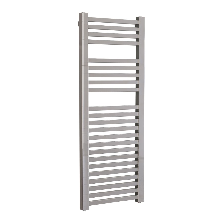 Chrome Heated Towel Rail Radiator 1200 x 450mm - Dune