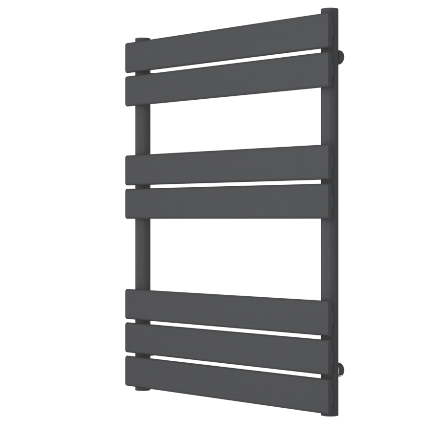 Anthracite Heated Towel Rail Radiator 800 x 600mm - Tundra