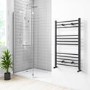 Anthracite Heated Towel Rail Radiator 1000 x 600mm - Sahara