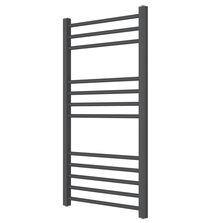 Anthracite Heated Towel Rail Radiator 1000 x 600mm - Sahara